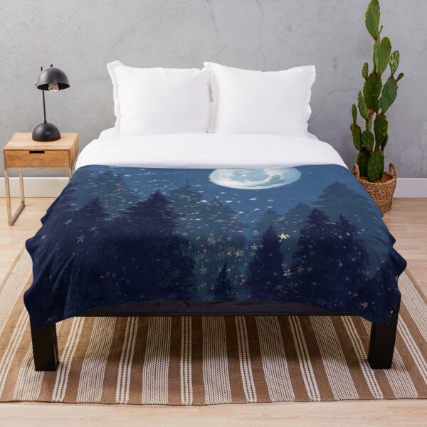 Item preview, Full Moon Landscape Painting designed and sold by Steve Haskamp.