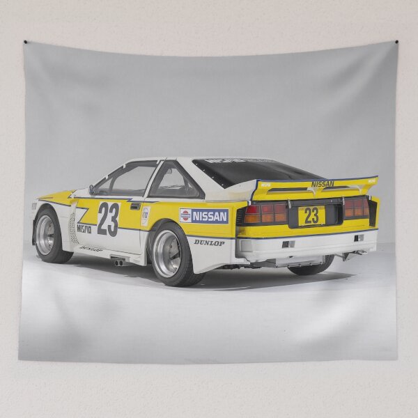 Item preview, 1984 Nissan Silvia JSS Race Car - Vintage Japanese Racing Poster designed and sold by Road To Track.