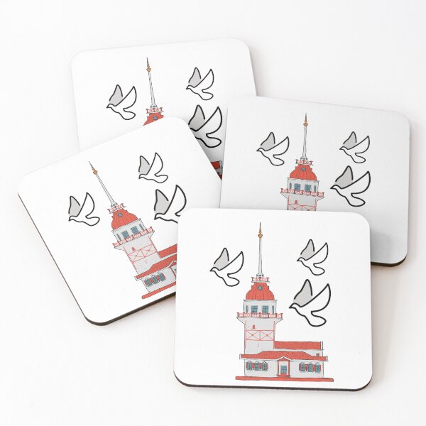 Artikelvorschau, Istanbul Maiden Tower Travel – Bosphorus Landmark Emoji Design entworfen und verkauft von iccdesignsshop.