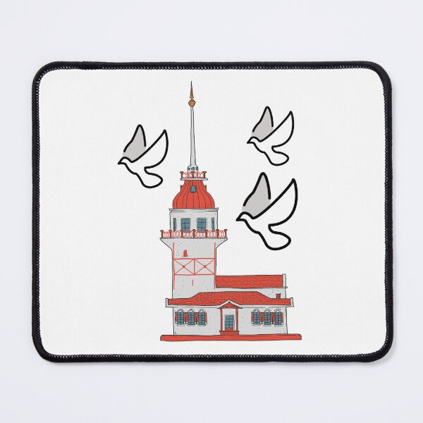 Item preview, Istanbul Maiden Tower Travel – Bosphorus Landmark Emoji Design designed and sold by iccdesignsshop.