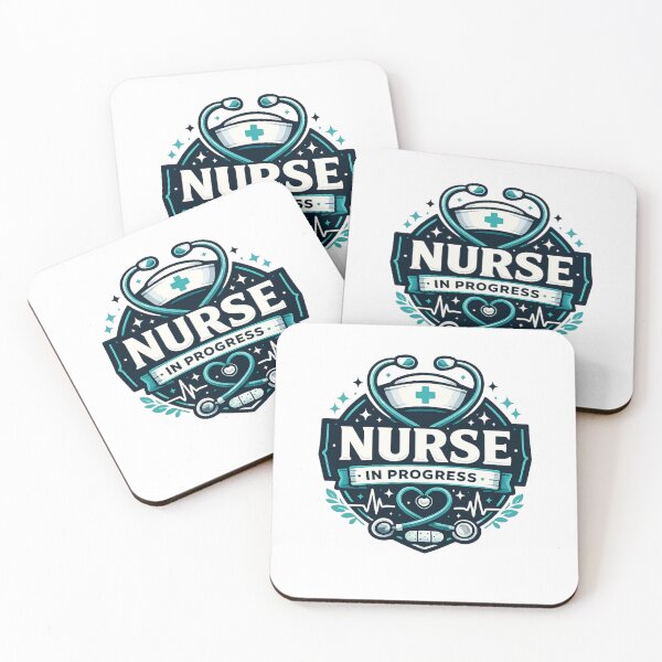 Item preview, Nurse In Progress Future Nurse Badge Design designed and sold by CLOUTKULT.