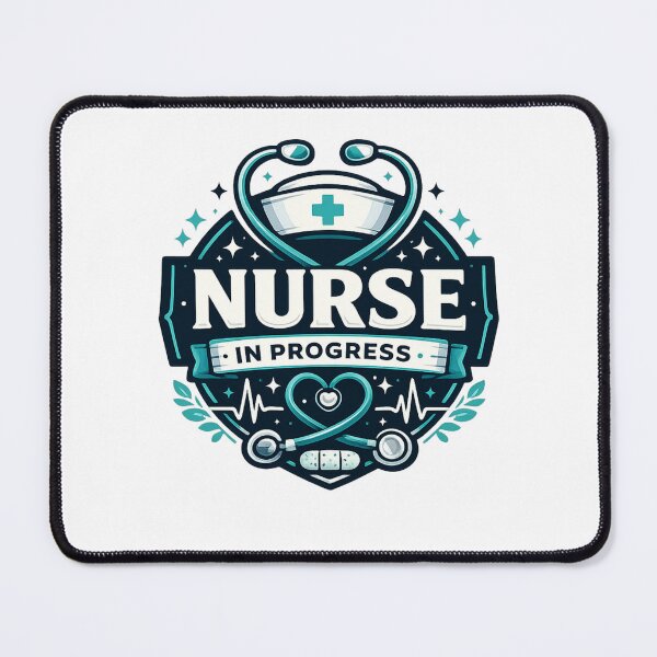 Item preview, Nurse In Progress Future Nurse Badge Design designed and sold by CLOUTKULT.