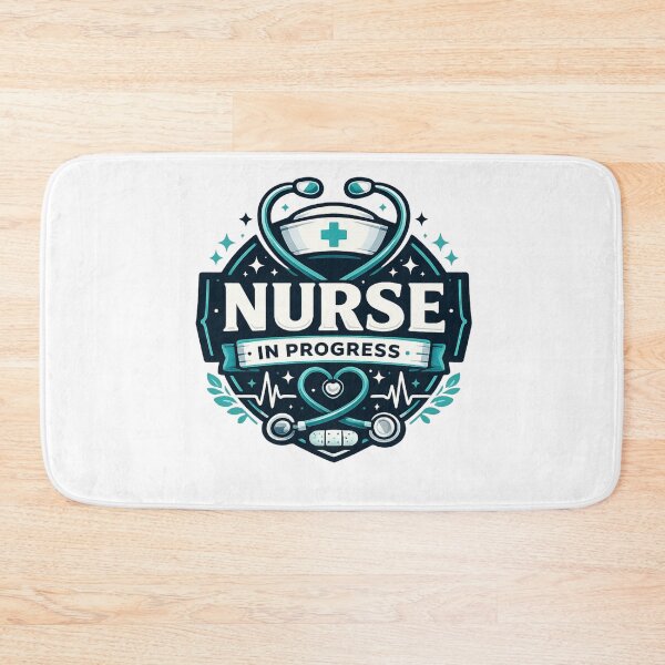 Item preview, Nurse In Progress Future Nurse Badge Design designed and sold by CLOUTKULT.