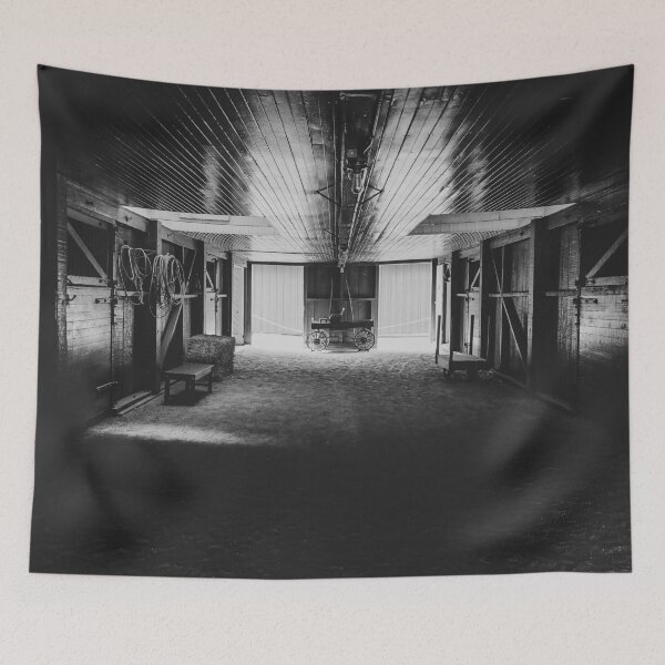 Item preview, Stables, Rancho Los Alamitos in Black and White designed and sold by Douglas E. Welch Design and Photography.