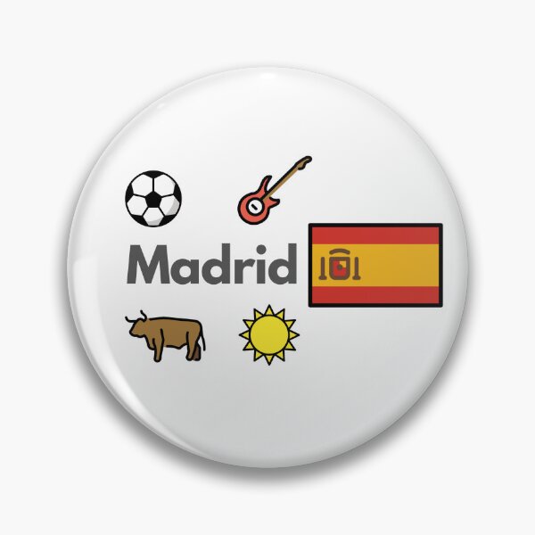 Item preview, Madrid Spain Travel – Flamenco, Football & Culture Emoji Design designed and sold by iccdesignsshop.
