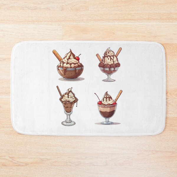 Item preview, Chocolate Ice Cream Sundae Collection Cute Dessert Set designed and sold by Karolina’s Cozy Creations.