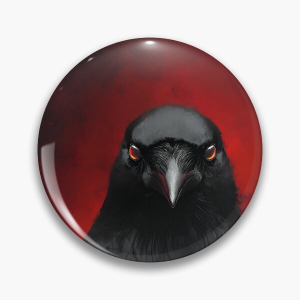 Item preview, Intense Red-Eyed Raven in Fiery Abyss designed and sold by EK-World.