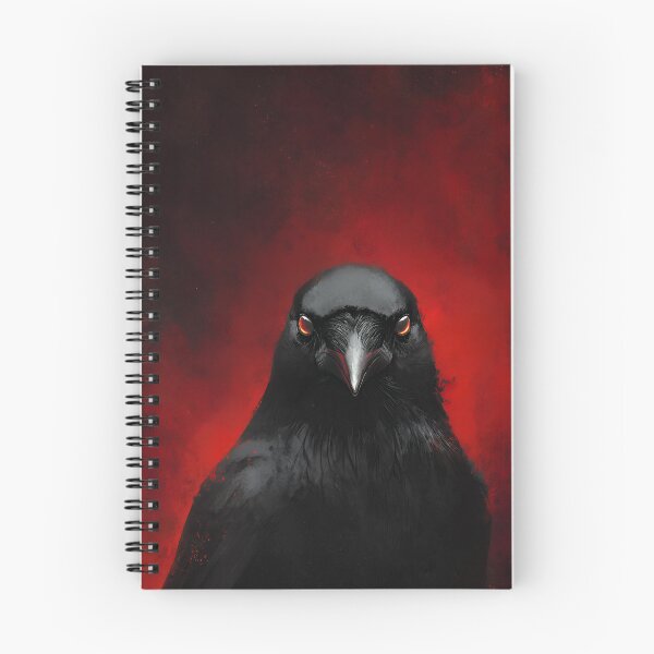 Item preview, Intense Red-Eyed Raven in Fiery Abyss designed and sold by EK-World.