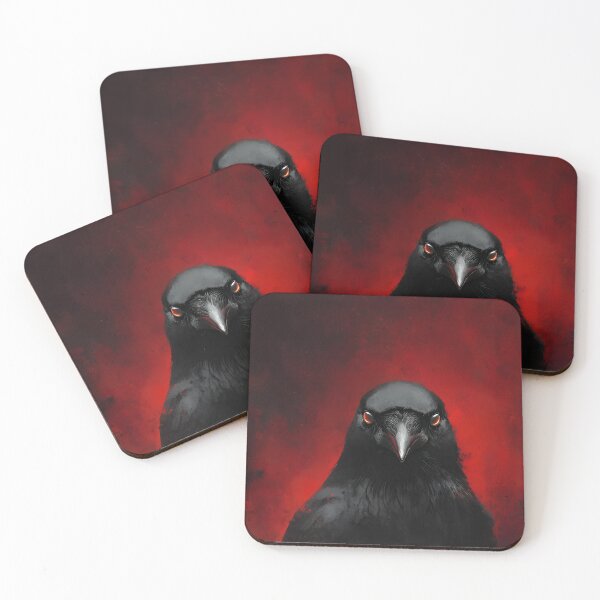 Item preview, Intense Red-Eyed Raven in Fiery Abyss designed and sold by EK-World.
