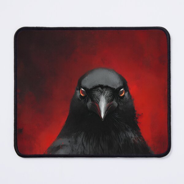 Item preview, Intense Red-Eyed Raven in Fiery Abyss designed and sold by EK-World.