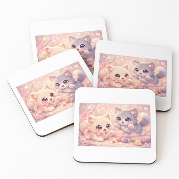 Item preview, Cute Kitty Friends designed and sold by Notyourcleo.