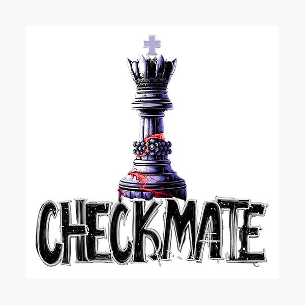 Item preview, Checkmate designed and sold by RadManDesigns.