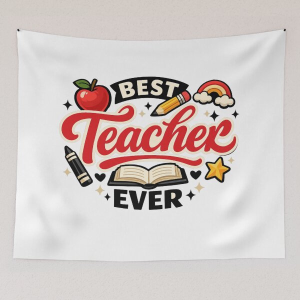 Artikelvorschau, Best Teacher Ever Cute Teacher Appreciation Design entworfen und verkauft von CLOUTKULT.