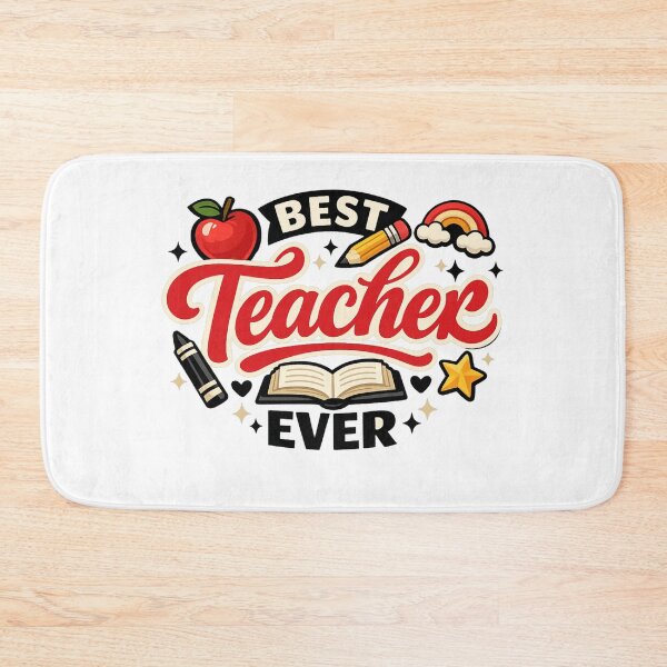 Artikelvorschau, Best Teacher Ever Cute Teacher Appreciation Design entworfen und verkauft von CLOUTKULT.