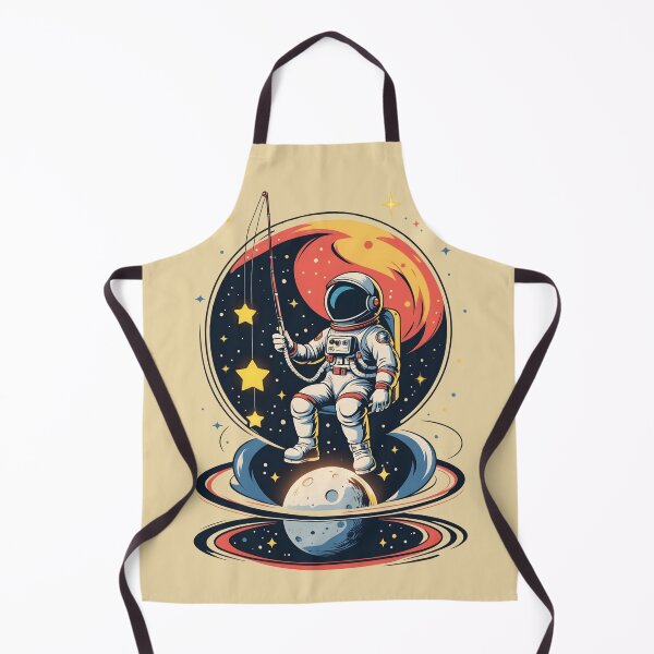 Item preview, Cosmic Explorer 03 | Retro Astronaut Fishing for Stars designed and sold by NK-Studios .