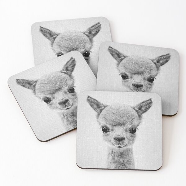 Item preview, Baby Alpaca - Black & White designed and sold by galdesign.