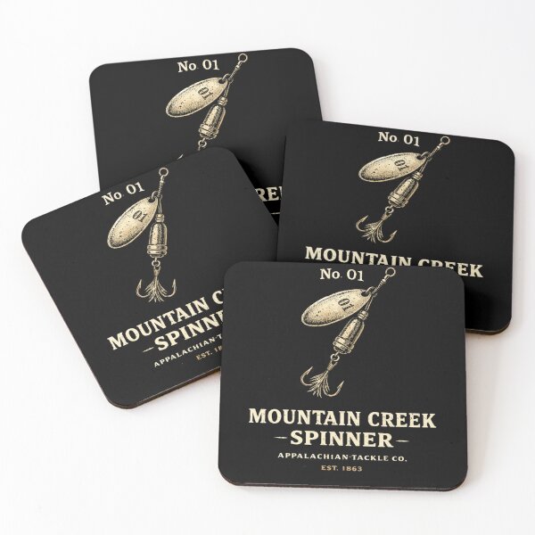 Item preview, No. 01 Mountain Creek Spinner Shirt – Vintage Fishing Lure Tee – Appalachian Tackle Co. designed and sold by WildWonderfulWear.