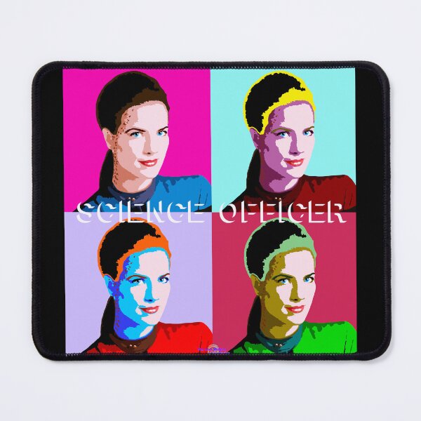 Item preview,  J dax science officer Pop art quad designed and sold by Lost Waters of Enceladus.
