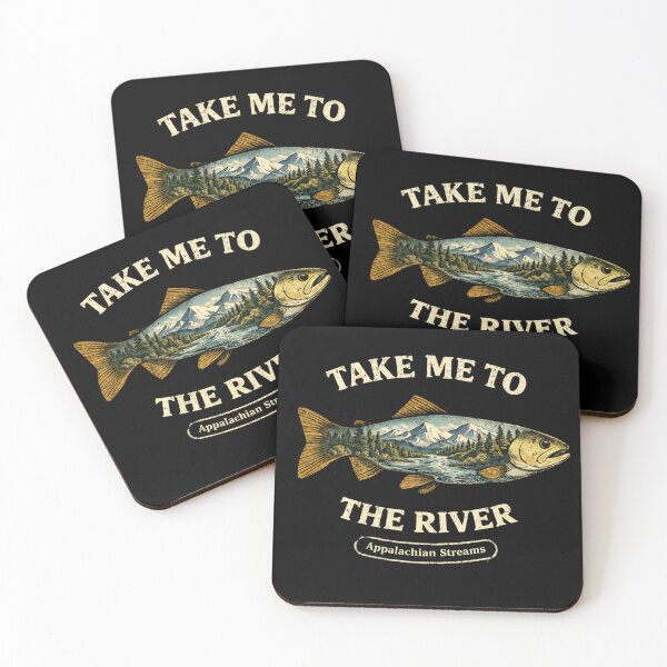 Item preview, • Take Me To The River Fly Fishing Shirt – Trout Angler Gift designed and sold by WildWonderfulWear.