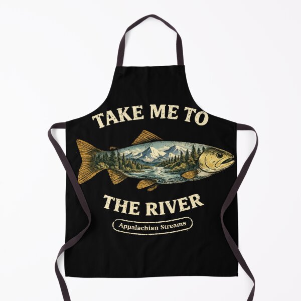 Item preview, • Take Me To The River Fly Fishing Shirt – Trout Angler Gift designed and sold by WildWonderfulWear.