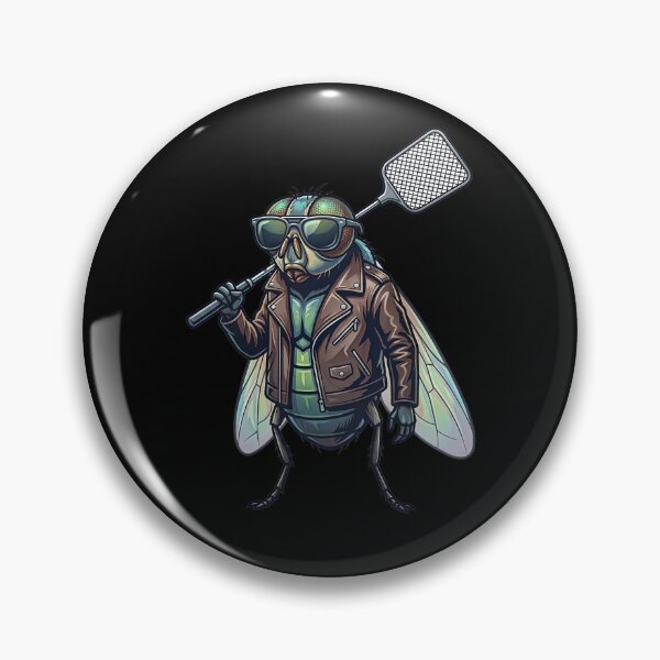 Item preview, Fly with fly swatter. designed and sold by ReneMM.