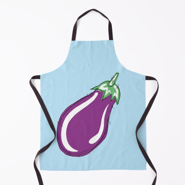 Item preview, Berenjena con fondo azul designed and sold by missmann.