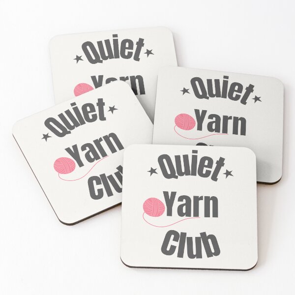 Item preview, Quiet Yarn Club Cosy Crochet & Knitting Design designed and sold by SipAndStitchCo.