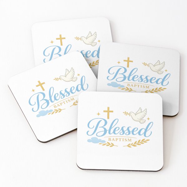 Item preview, Blessed Baptism Dove Cross Faith Design designed and sold by CLOUTKULT.