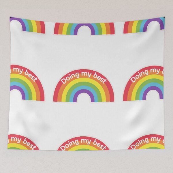 Item preview, Doing my best rainbow designed and sold by MendaciousMina.