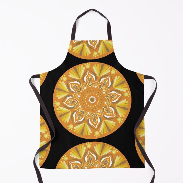 Item preview, Yellow Mini Mandala designed and sold by The Dotted Brush.