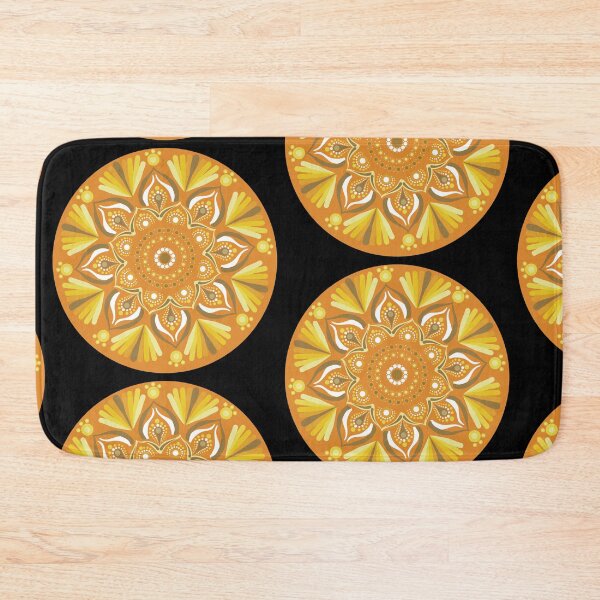 Item preview, Yellow Mini Mandala designed and sold by The Dotted Brush.