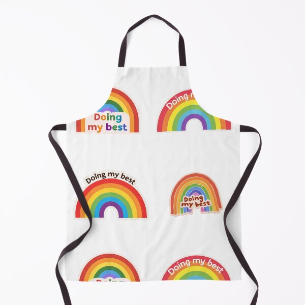 Item preview, Mini Doing my best rainbows sticker pack designed and sold by MendaciousMina.