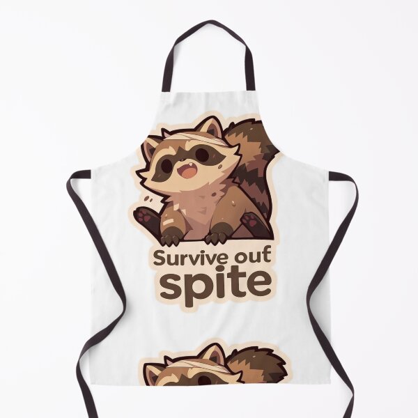 Item preview, Survive out of spite raccoon designed and sold by MendaciousMina.