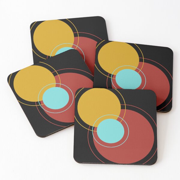 Item preview, Overlapping Circles - Bauhaus Mid Century Geometric Art 2 designed and sold by ZorianArt.