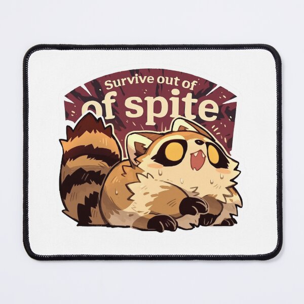 Item preview, Survive out of spite raccoon designed and sold by MendaciousMina.
