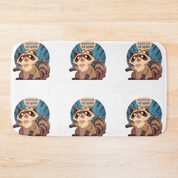 Item preview, Survive out of spite raccoon designed and sold by MendaciousMina.