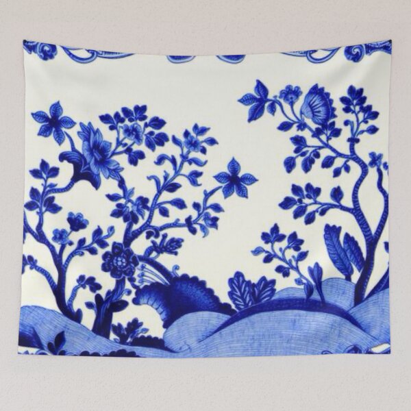 Item preview, Classic Chinoiserie Floral Pattern  designed and sold by TinCatOutPost.