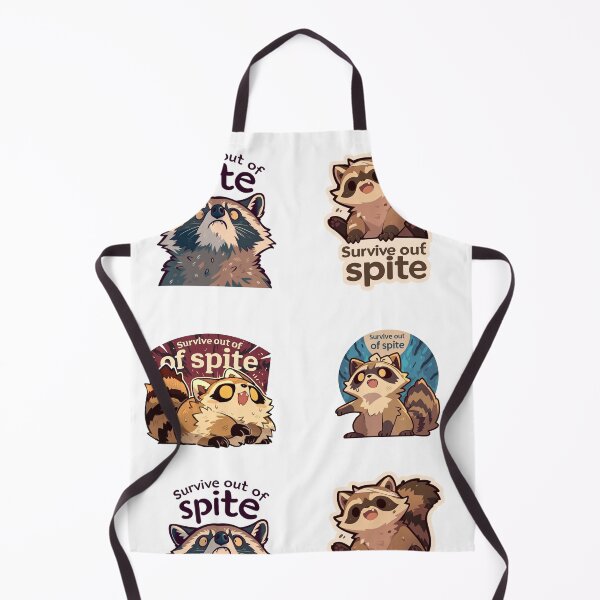 Item preview, Mini Survive out of spite raccoons sticker pack designed and sold by MendaciousMina.