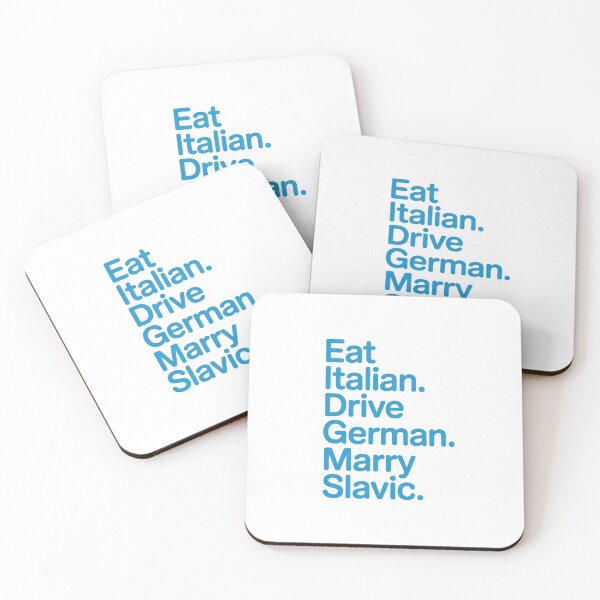 Item preview, Eat Italian Drive German Slavic designed and sold by KhDayana.