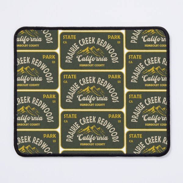 Item preview, Prairie Creek Redwoods State Park, Humboldt County, California, badge design designed and sold by Wanderful-roads.