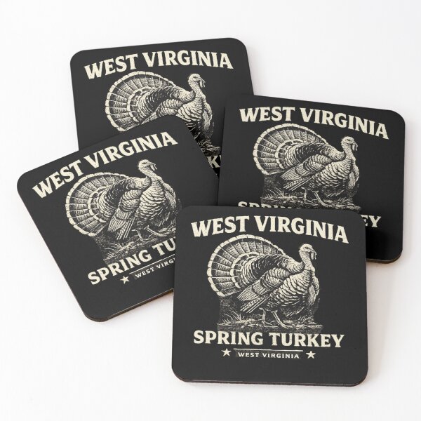 Item preview, West Virginia Spring Turkey Shirt – Vintage Distressed Gobbler Tee – Mountain State Hunting Shirt designed and sold by WildWonderfulWear.