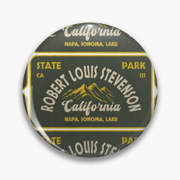 Item preview, Robert Louis Stevenson State Park, Napa, Sonoma, Lake, California, badge design designed and sold by Wanderful-roads.