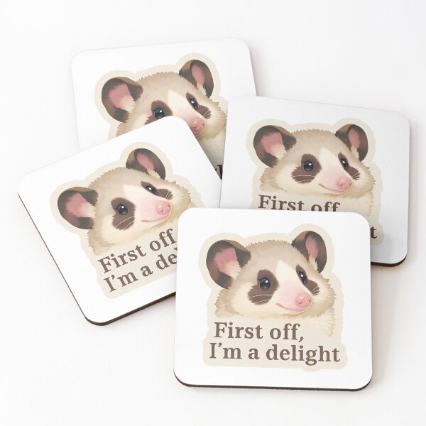 Item preview, First off, I'm a delight possum designed and sold by MendaciousMina.