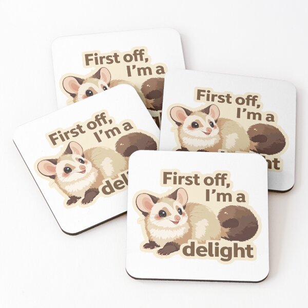 Item preview, First off, I'm a delight possum designed and sold by MendaciousMina.