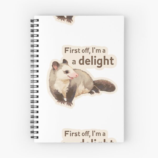 Item preview, First off, I'm a delight possum designed and sold by MendaciousMina.