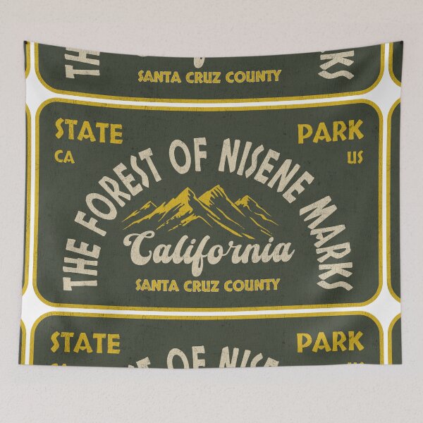 Item preview, The Forest of Nisene Marks State Park, Santa Cruz County, California, badge design designed and sold by Wanderful-roads.