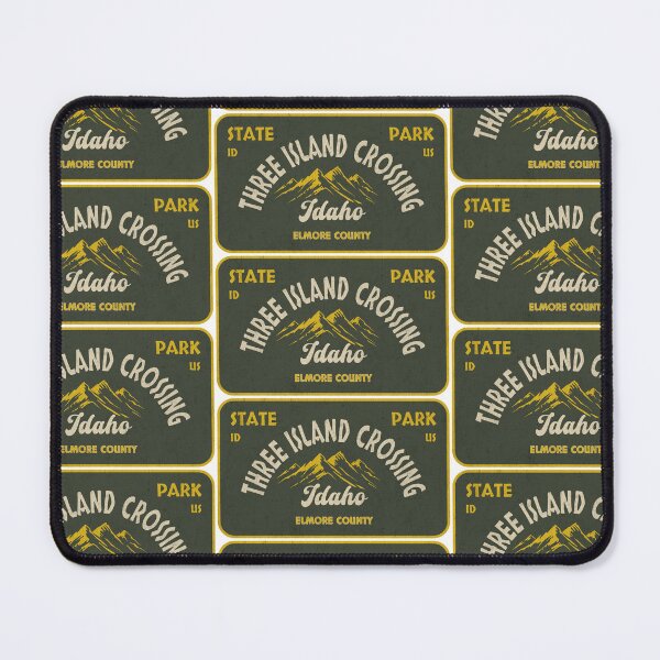 Item preview, Three Island Crossing State Park, Elmore County, Idaho, badge design designed and sold by Wanderful-roads.