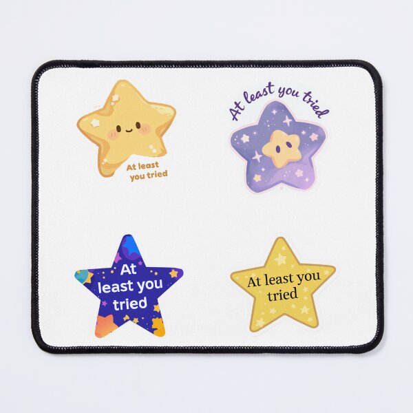 Item preview, Mini At least you tried stars sticker pack designed and sold by MendaciousMina.