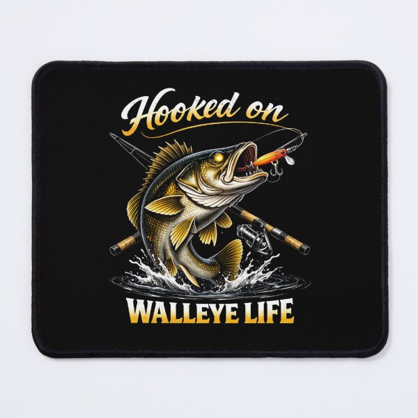 Item preview, Hooked On Walleye Life Shirt, Walleye Fishing T-Shirt, Fisherman Gift, Angler Tee, Lake Life Shirt, Fishing Apparel, Fishing Lover Gift designed and sold by WildWonderfulWear.