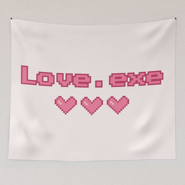 Item preview, Love.exe Pixel Hearts designed and sold by Hannah-Yei.